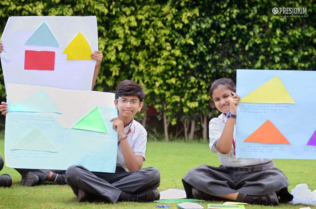 Presidium Rajnagar, INDULGING STUDENTS IN AN INTERESTING QUADRILATERAL ACTIVITY